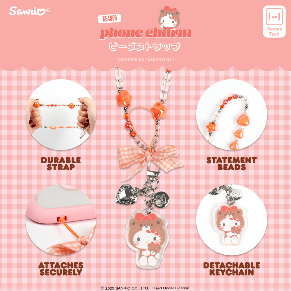 Hello Kitty and Friends Cosplay Friends Beaded Phone Wrist Strap