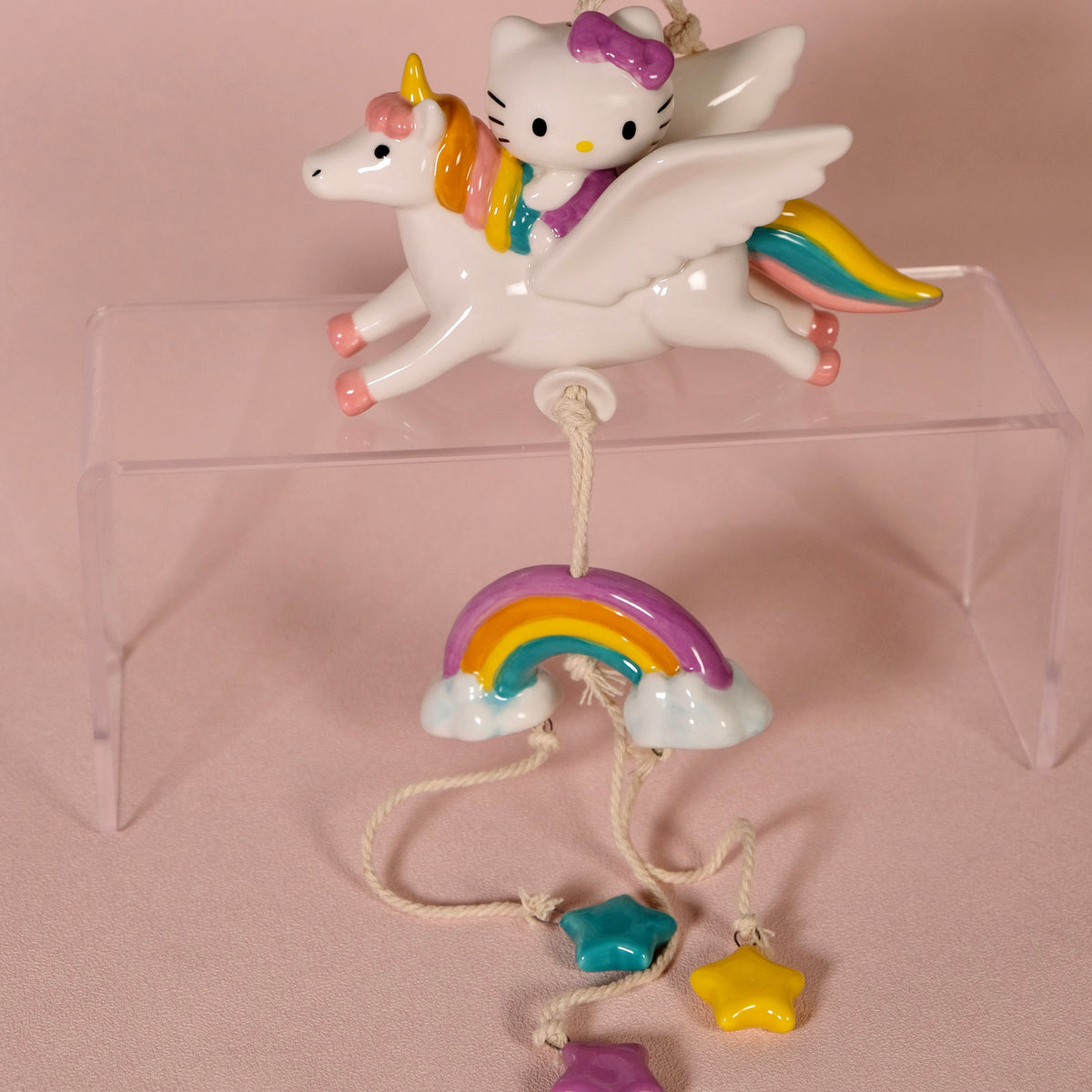 Hello Kitty Celestial Unicorn Ceramic Wind Chime