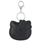 Hello Kitty Debossed Keychain (Black)