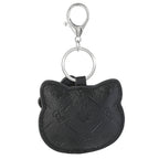 Hello Kitty Debossed Keychain, Black