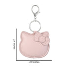 Hello Kitty Debossed Keychain, Pink