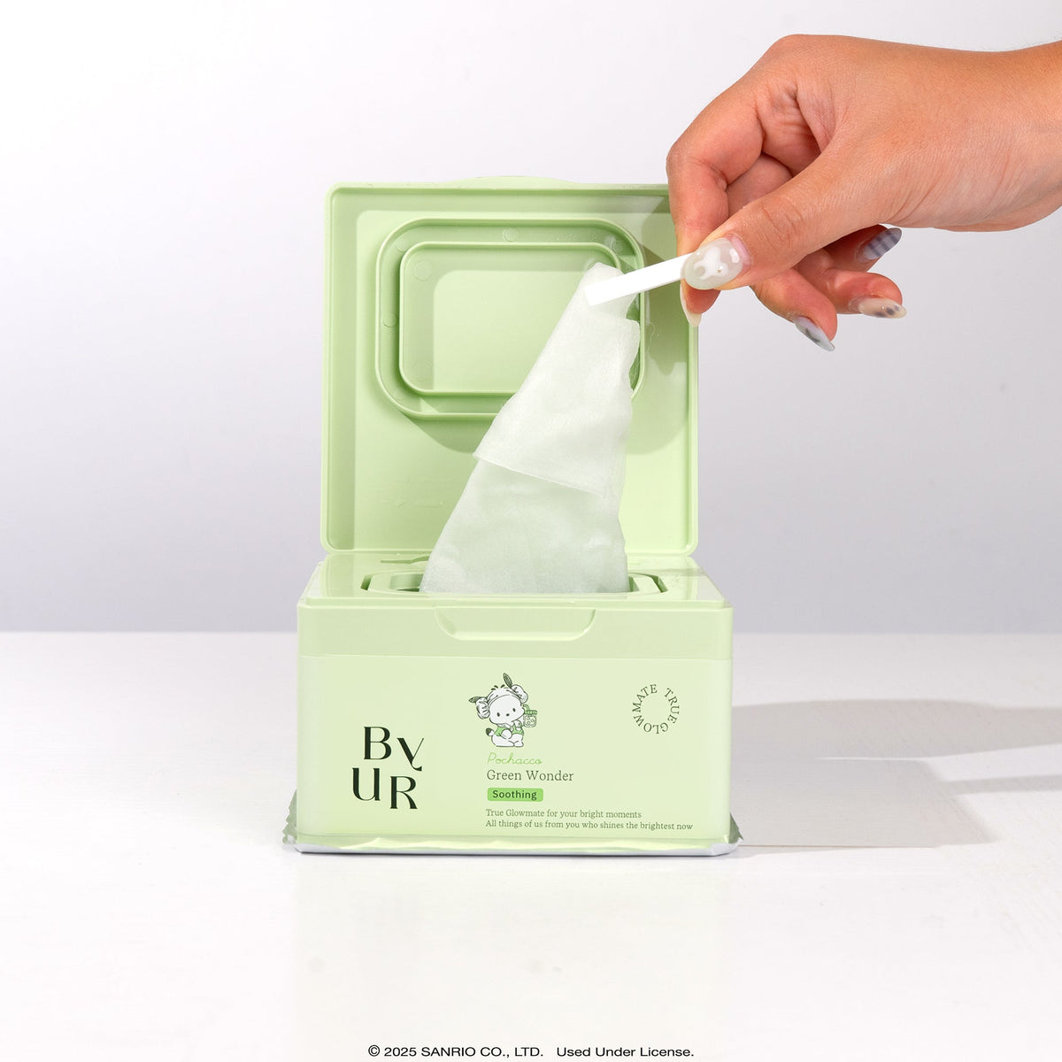 Pochacco ByUR Green Wonder Daily Aqua Serum Mask, K-Spa Edition