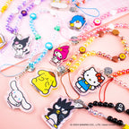 Gudetama Beaded Phone Charm Wrist Lanyard Strap