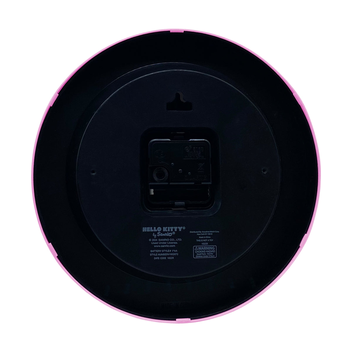 Hello Kitty Pink Classic Analog Wall Clock, 9.75 Inch