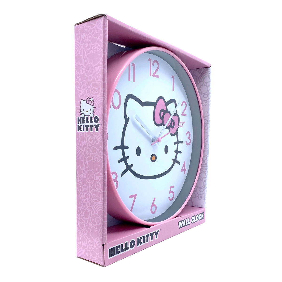 Hello Kitty Pink Classic Analog Wall Clock, 9.75 Inch