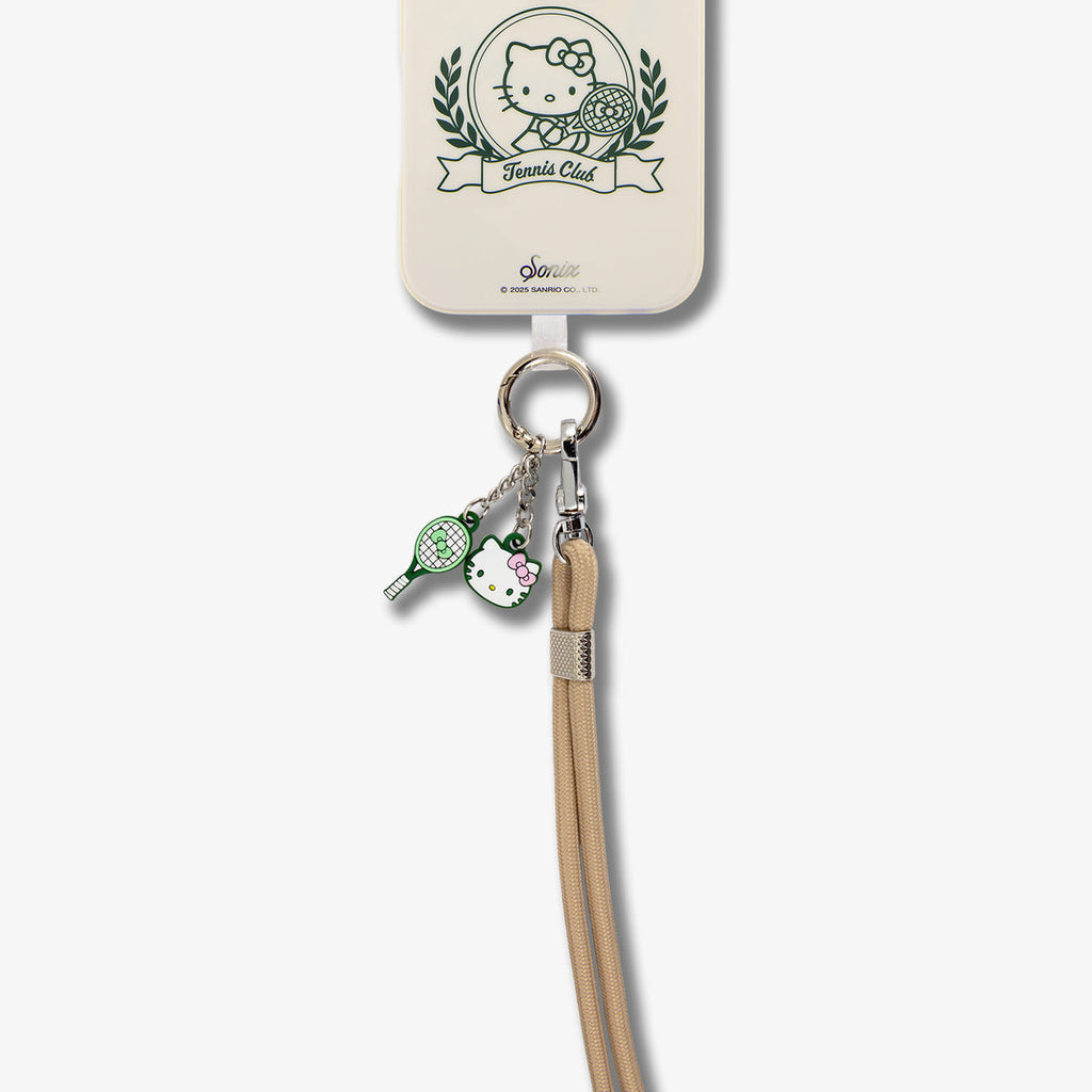Hello Kitty x Sonix Tennis Club Adjustable Crossbody Phone Strap with Charms