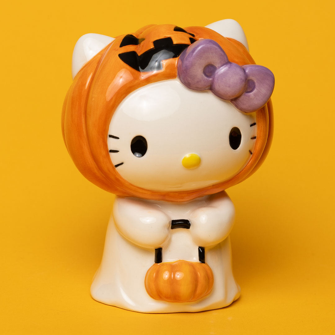 Hello Kitty Trick or Treat Ghost Ceramic Figurine
