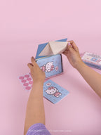 Hello Kitty Classic Pink Note Cards and Wax Seals Set by Studio Oh