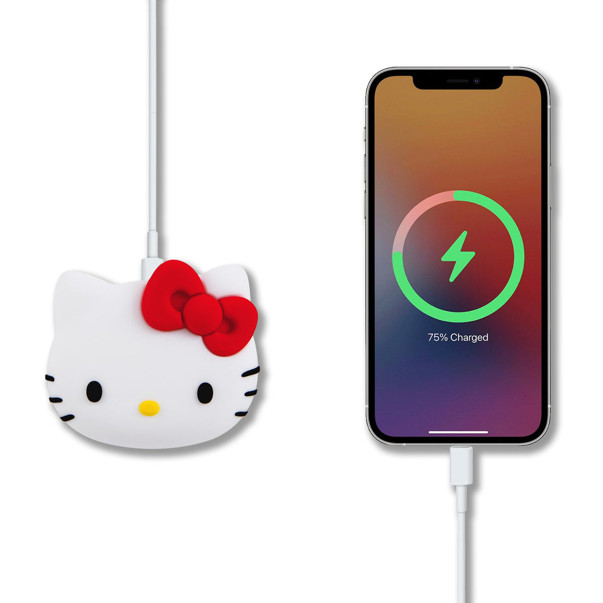 Hello Kitty x Sonix 3D Silicone USB Wall Adapter with Cord Wrap