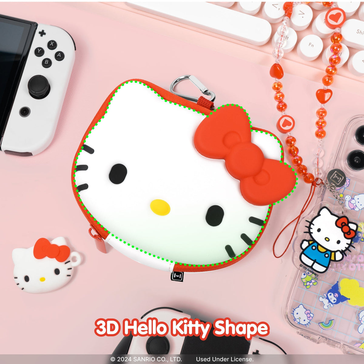 Hello Kitty Figure Nintendo Switch Game Cartridge Case