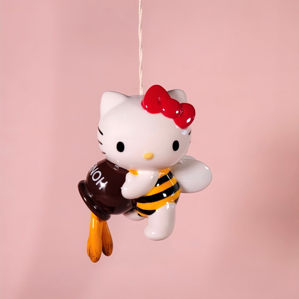 Hello Kitty Bumblebee Bumble Bee Ceramic Wind Chime