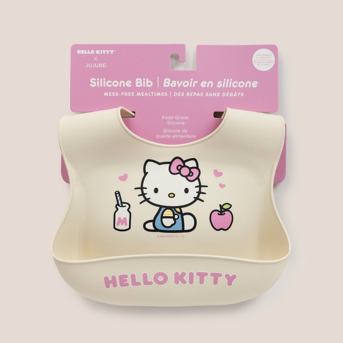 Hello Kitty JuJuBe Waterproof Silicone Baby Bib