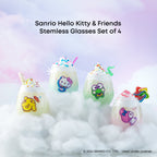 Hello Kitty and Friends Above the Clouds Stemless Glasses Set of 4