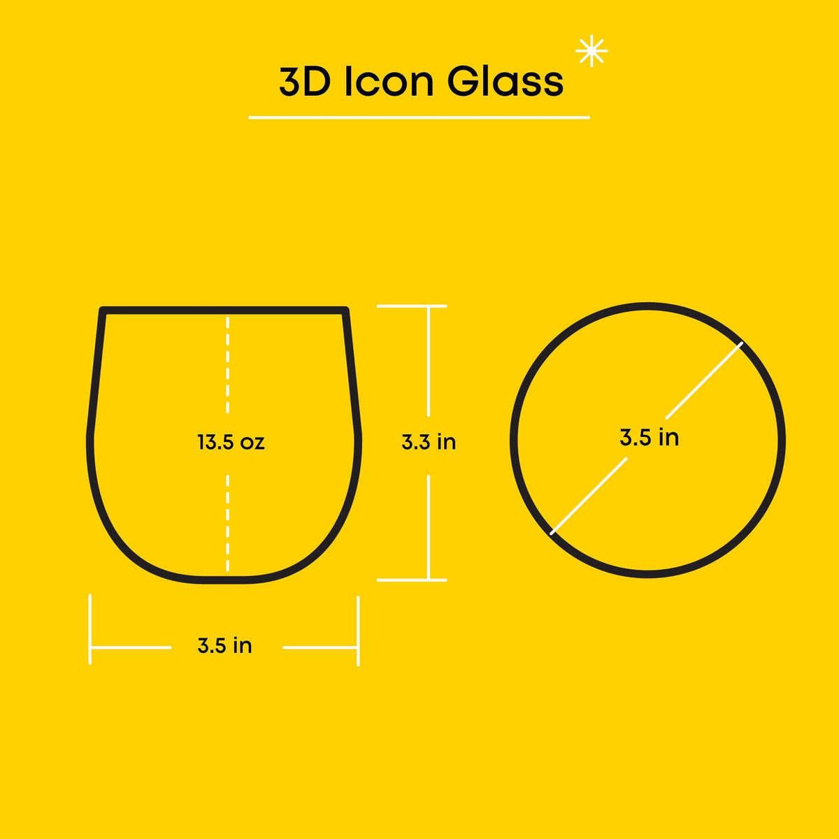 Hello Kitty and Mimmy 3D Icon Short Glasses Set of 2