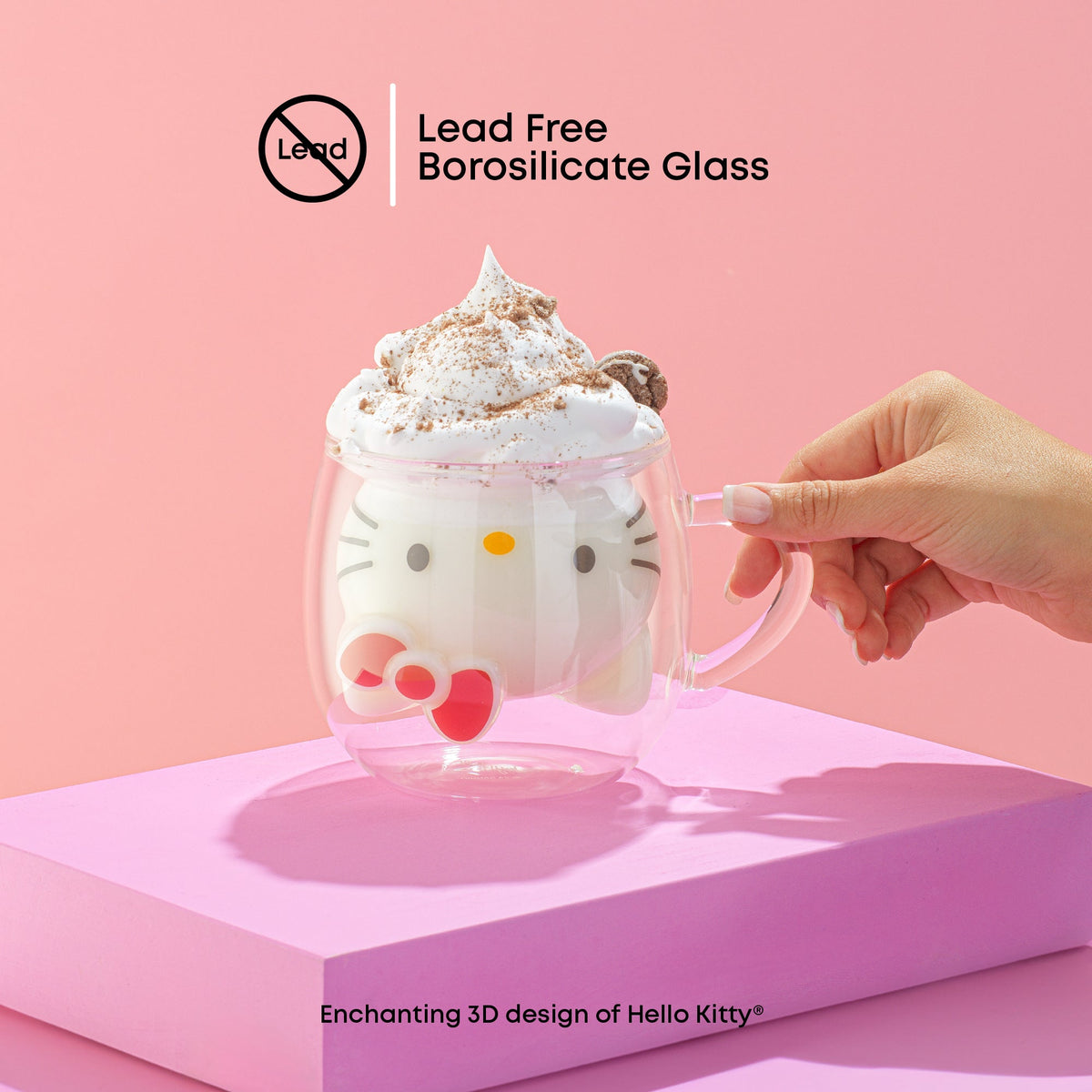 Hello Kitty 3D Double Wall Insulated Coffee Mug