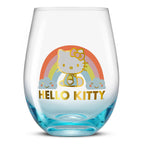 Hello Kitty Sweet Rainbow Stemless Glasses Set of 4