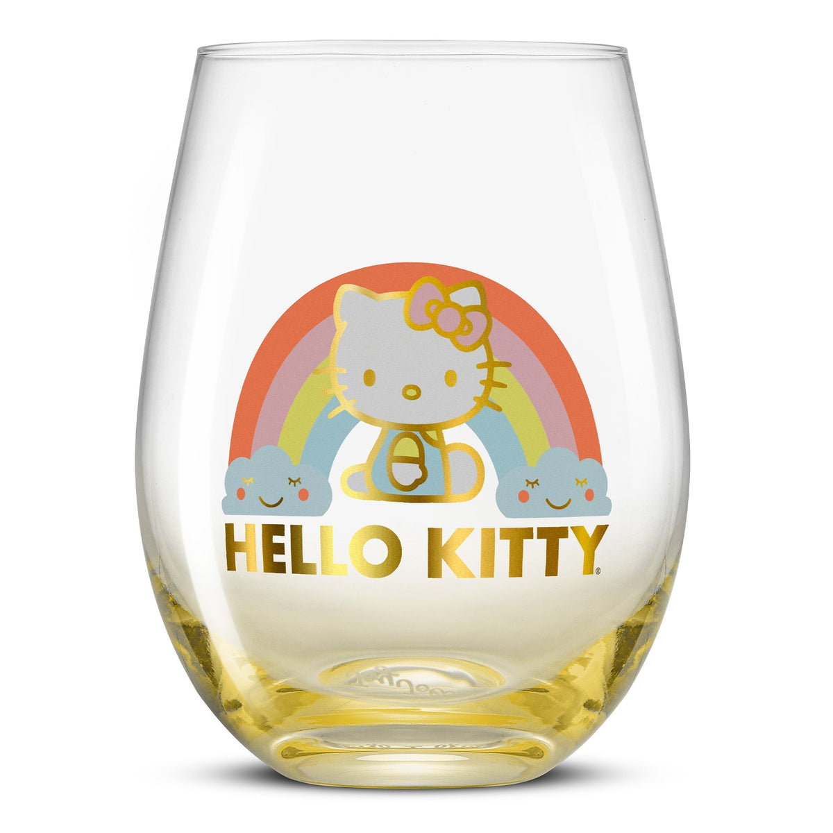 Hello Kitty Sweet Rainbow Stemless Glasses Set of 4