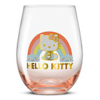 Hello Kitty Sweet Rainbow Stemless Glasses Set of 4