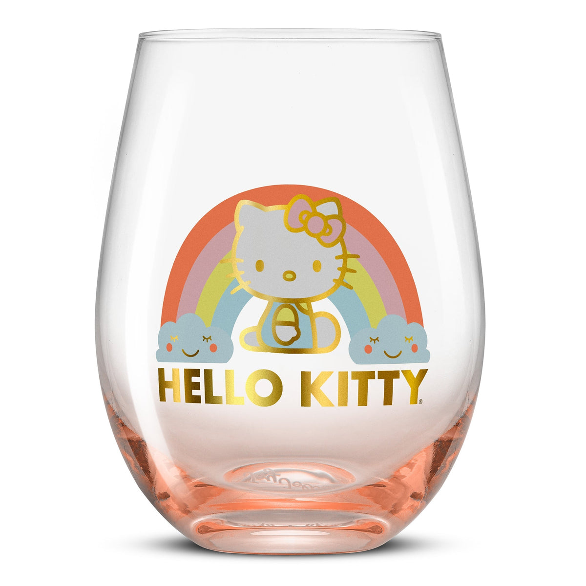 Hello Kitty Sweet Rainbow Stemless Glasses Set of 4