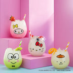 Hello Kitty and Friends Hello Sippy Stemless Glasses Set of 4