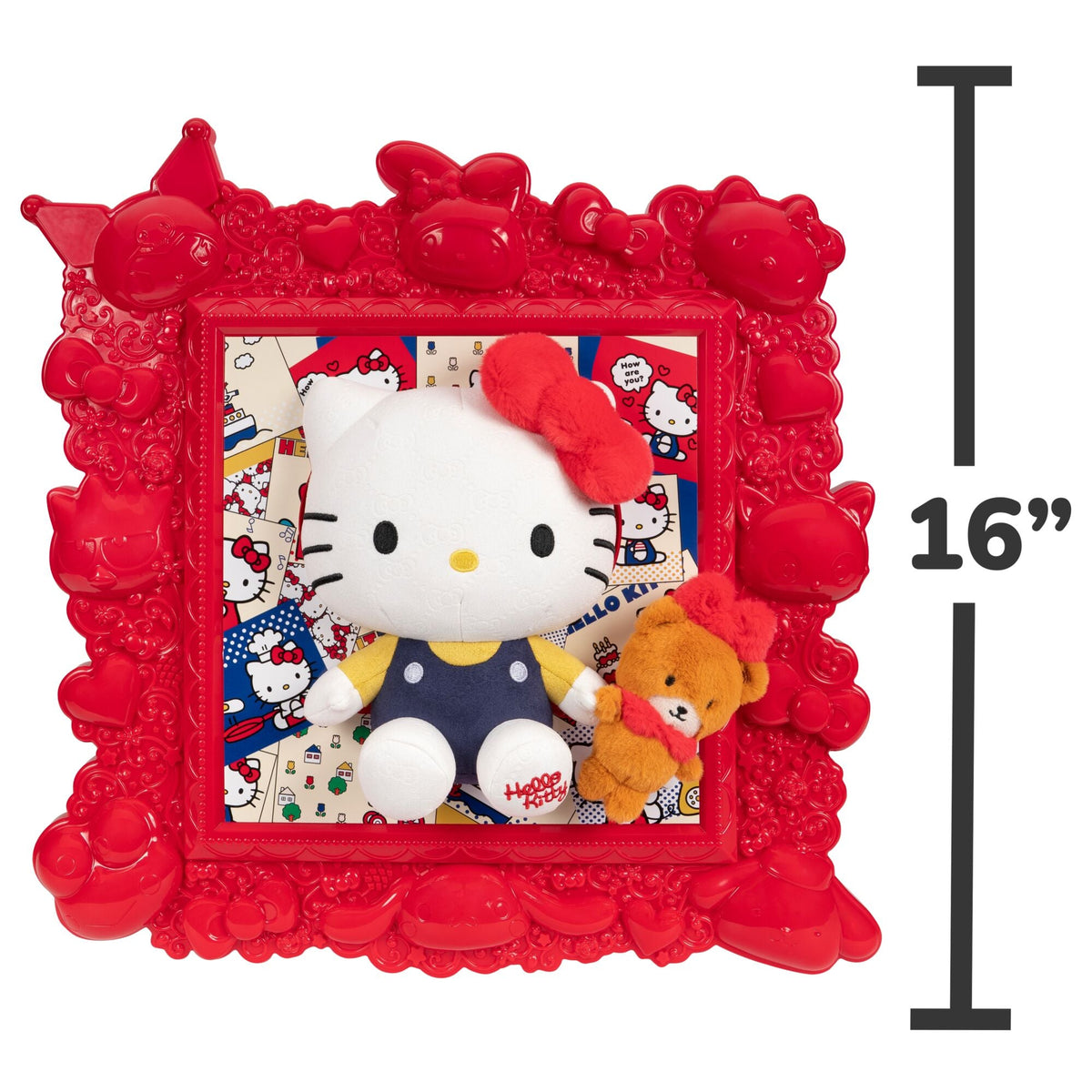 Hello Kitty and Tiny Chum Plush Besties 3D Display Frame