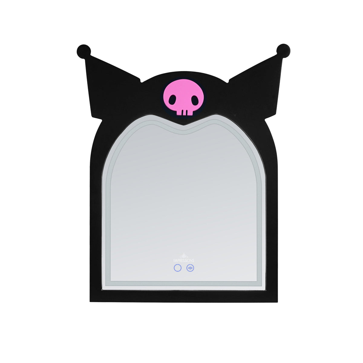 Kuromi X Impressions Vanity Arch RGB Tabletop Mirror