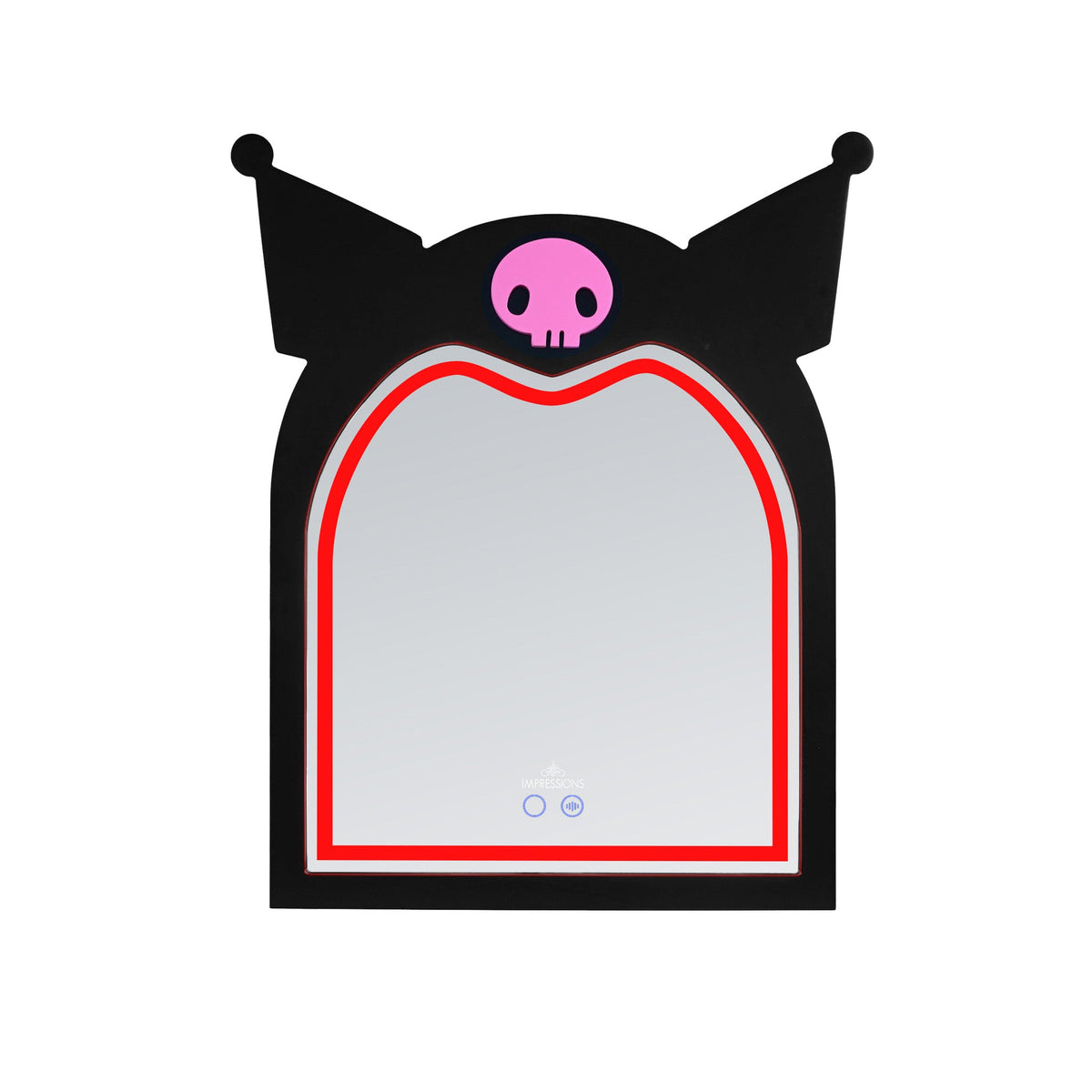 Kuromi X Impressions Vanity Arch RGB Tabletop Mirror