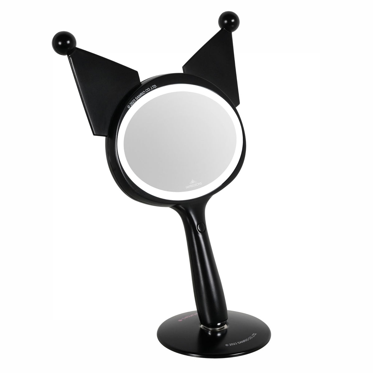 Kuromi X Impressions Vanity Led Handheld Makeup Mirror