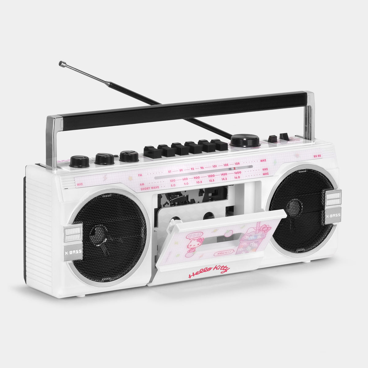 Hello Kitty Strawberry Kawaii Bx 85 Bluetooth Cassette Boombox