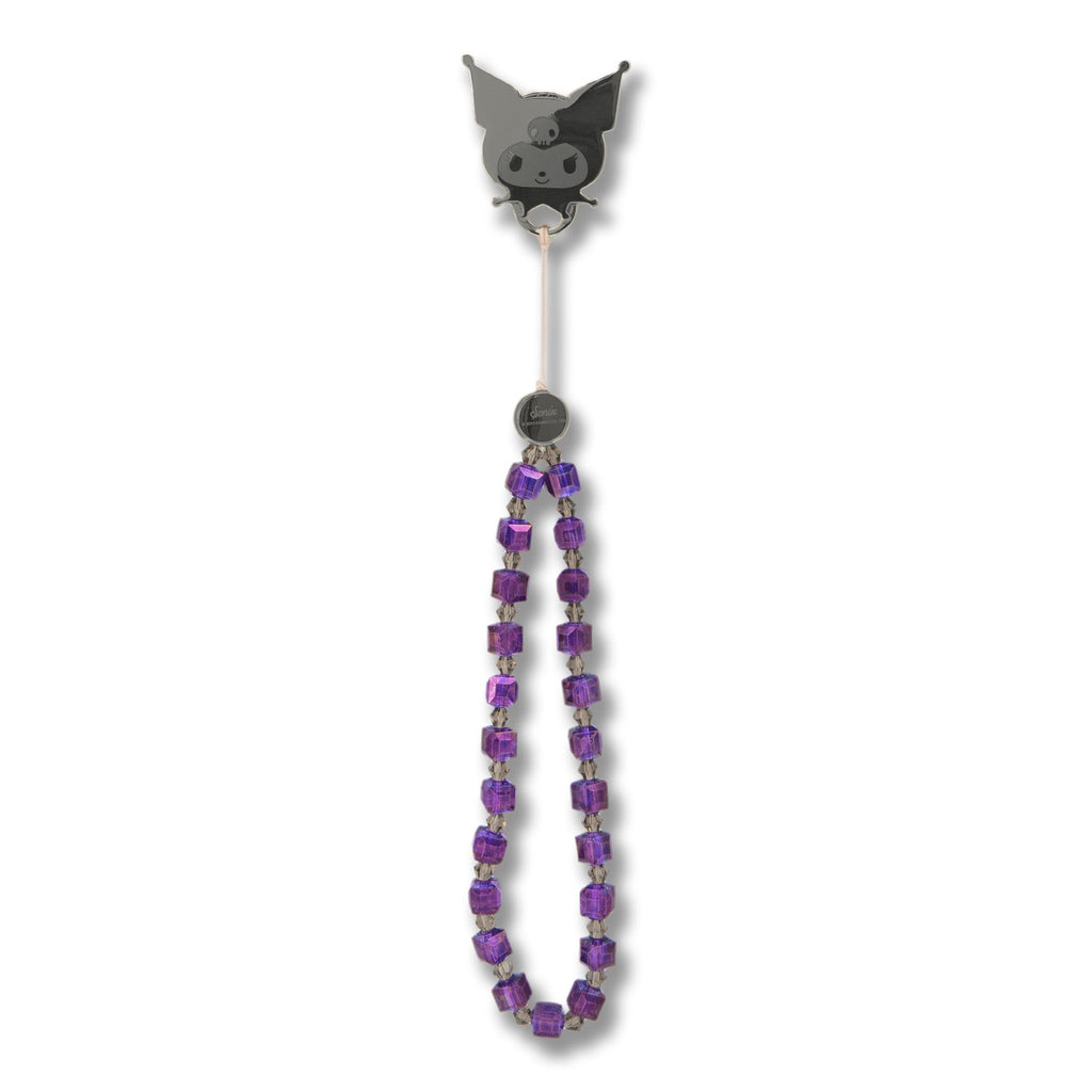 Kuromi Beaded Phone Wristlet by Sonix
