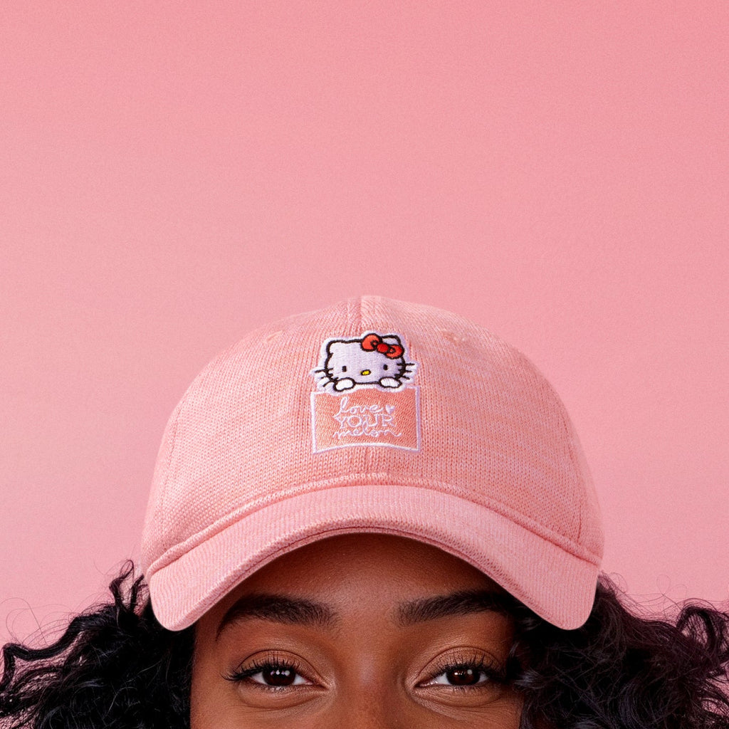 Hello Kitty Pink Speckled Hero Cap by Love Your Melon