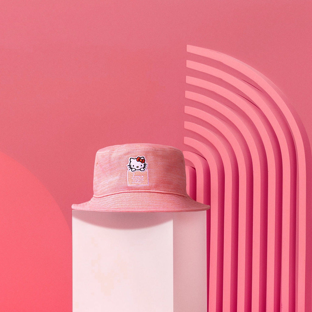 Hello Kitty Pink Speckled Hero Bucket Hat by Love Your Melon