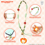 Hello Kitty Apple Beaded Charm Phone Wrist Strap