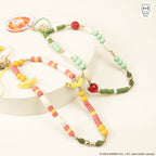 Hello Kitty Apple Beaded Charm Phone Wrist Strap
