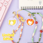 Pochacco Banana Beaded Charm Phone Wrist Strap