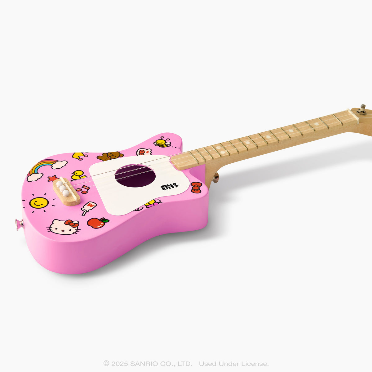 Hello Kitty x Loog Pink Kids Mini Acoustic Guitar