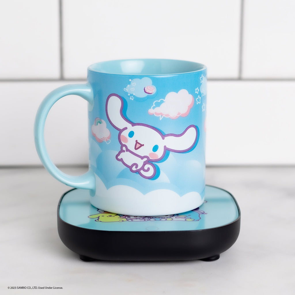Cinnamoroll Coffee Mug and Electric Warmer Set
