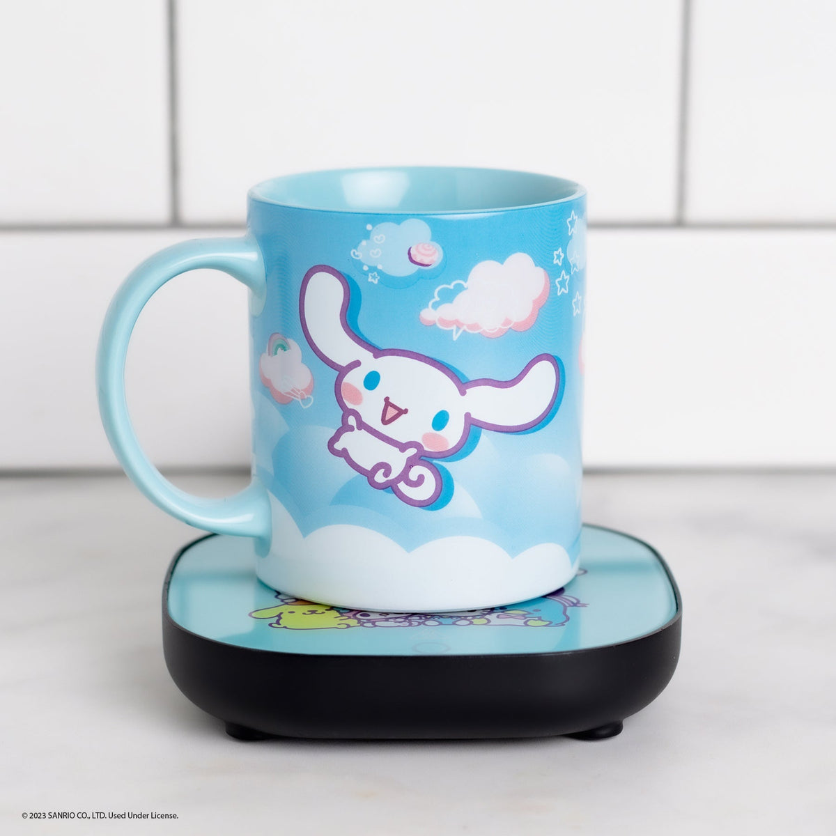 Cinnamoroll Coffee Mug and Electric Warmer Set