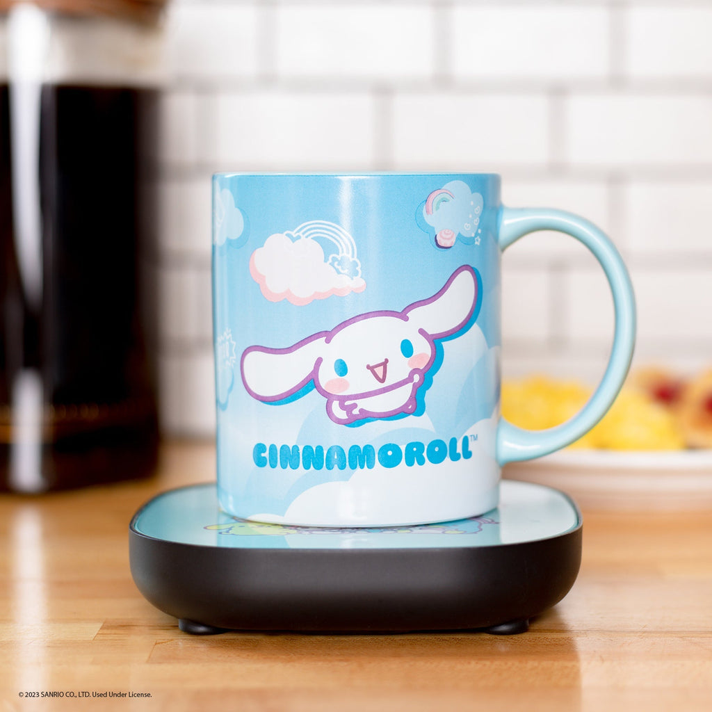 Cinnamoroll Coffee Mug and Electric Warmer Set