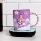 Kuromi Coffee Mug and Warmer Set