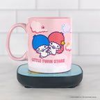 LittleTwinStars Auto On Off Coffee Mug Warmer Set with Mug