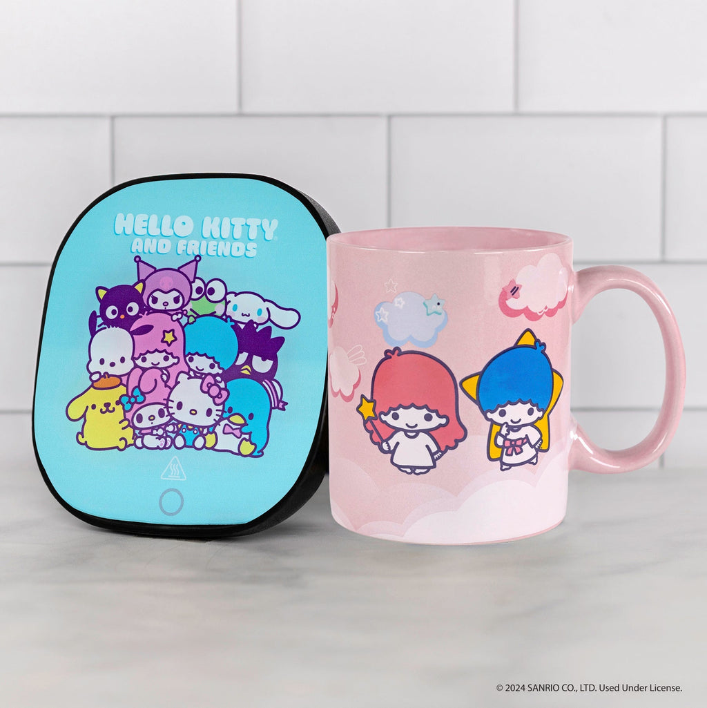 LittleTwinStars Auto On Off Coffee Mug Warmer Set with Mug