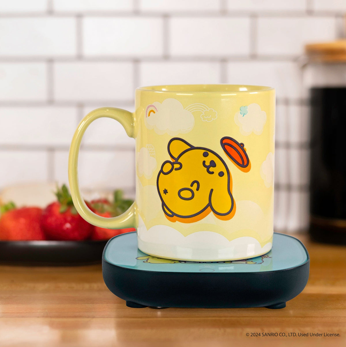 Pompompurin Coffee Mug and Warmer Set