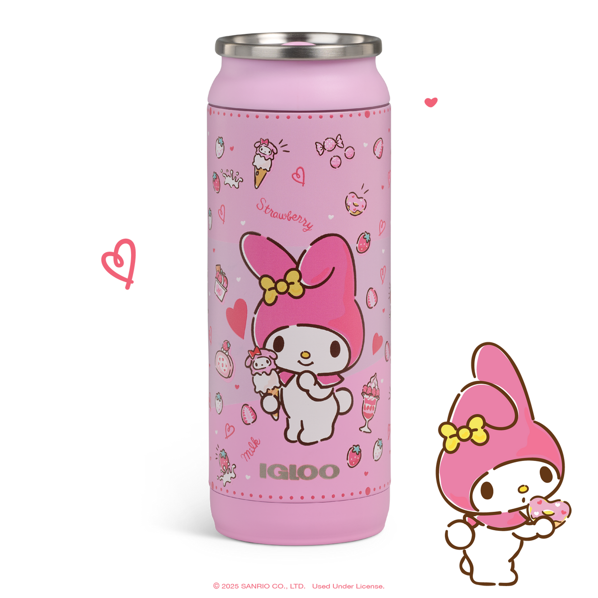 My Melody x Igloo 50th Anniversary 16oz Stainless Steel Can