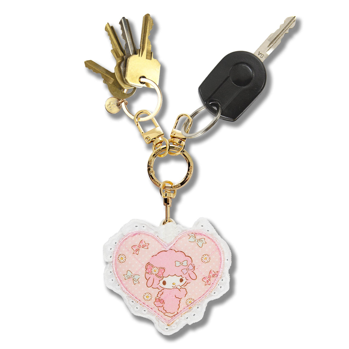 My Sweet Piano Quilted AirTag Keychain by Sonix