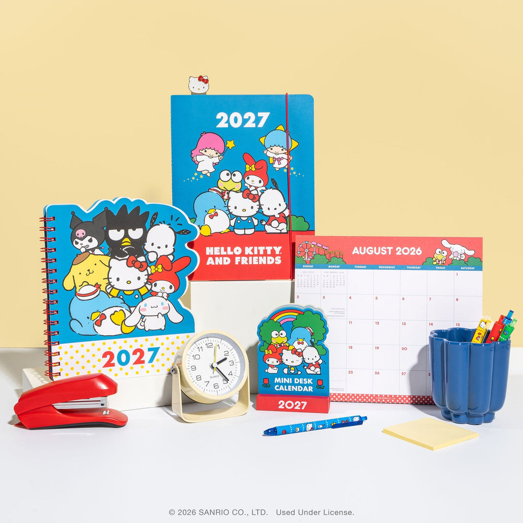 Hello Kitty and Friends 2027 Retro Die Cut Weekly Planner