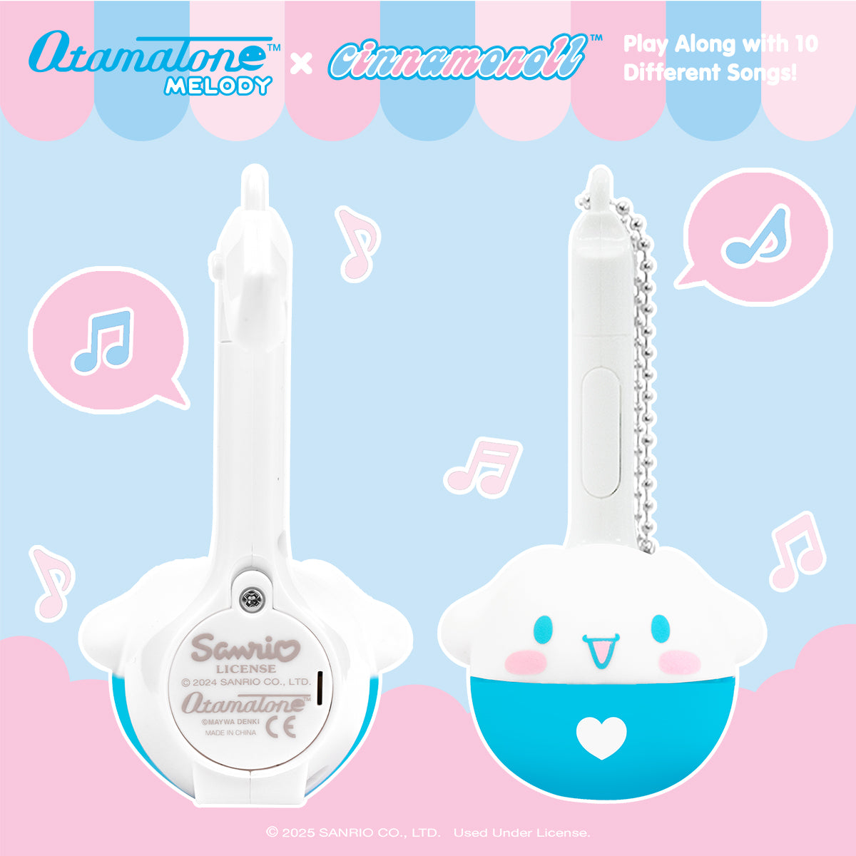 Cinnamoroll Mini Otamatone Melody Charm, Special Edition