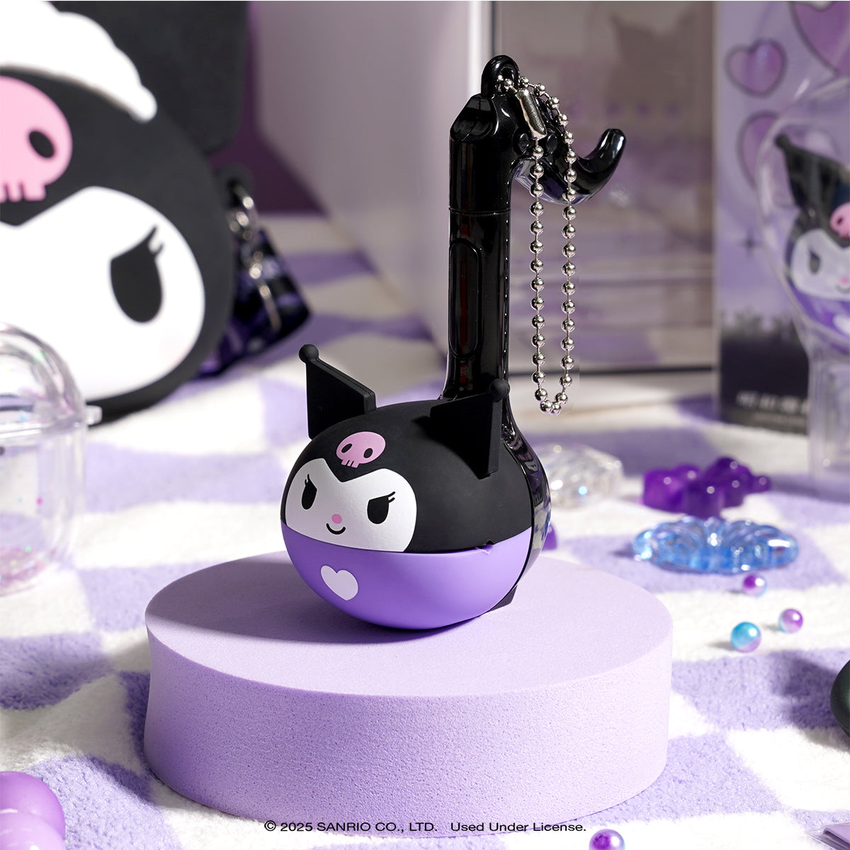 Kuromi Mini Otamatone Melody Charm, Special Edition