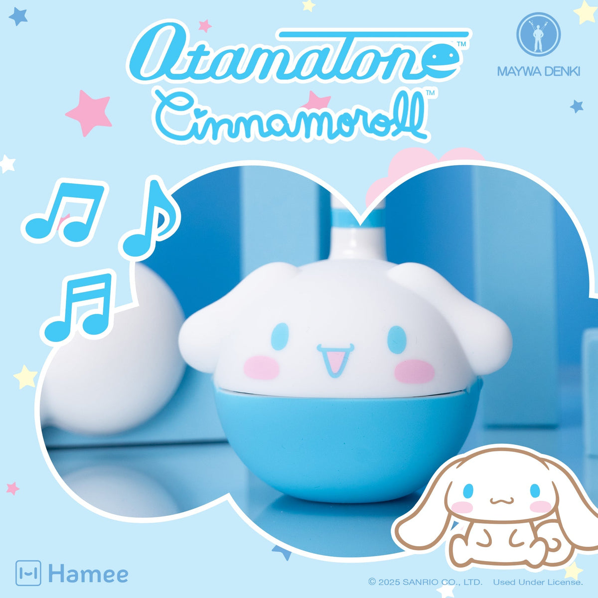 Cinnamoroll Hello Kitty and Friends Otamatone Instrument Toy