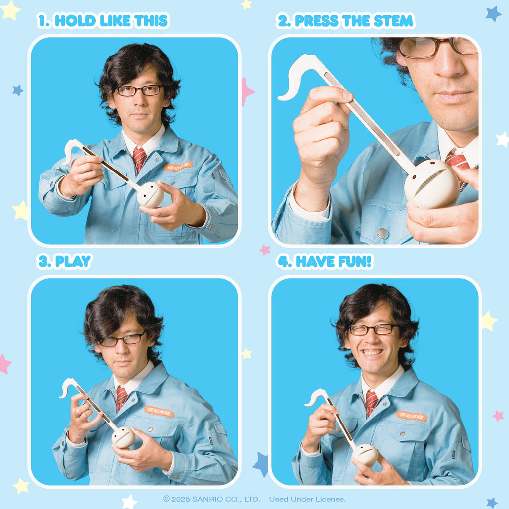 Cinnamoroll Hello Kitty and Friends Otamatone Instrument Toy